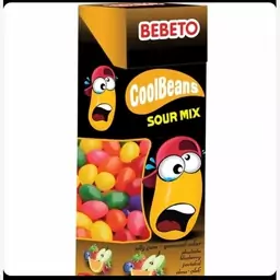 پاستیل جیلی بیلی ببتو کول بینز با طعم میکس ترش (30گرم) bebeto