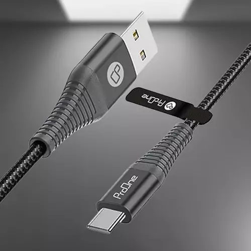 کابل تبدیل USB به USB-C پرووان مدل PCC390C طول 1 متر