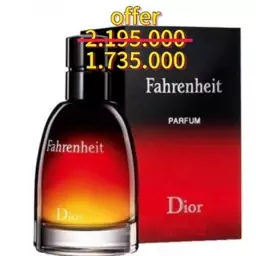  عطر دیور فارنهایت پارفوم/Dior Fahrenheit  Parfum(بهترین نوع تستر موجود در ایران)ویژه