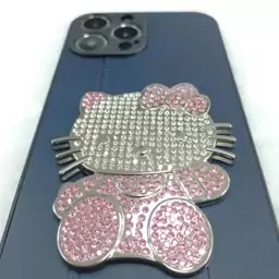 پاپ سوکت ( هولدر) مدل کیتی نگین دار popsocket