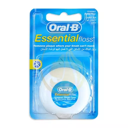 نخ دندان اورال بی Oral-B مدل Essential floss اسنشیال اورجینال 50 متر