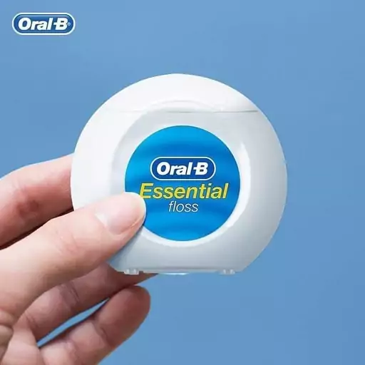 نخ دندان اورال بی Oral-B مدل Essential floss اسنشیال اورجینال 50 متر