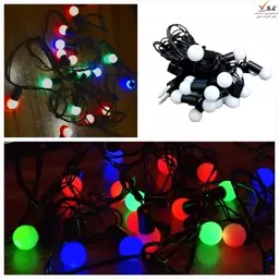 ریسه فندقی توپی مولتی کالر led rgb