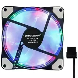 فن کیس 12 سانتی متری RGB دار کول کیپر Coolkeeper مشکی