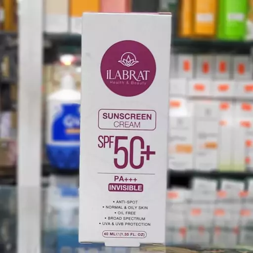 کرم ضدآفتاب ضدلک ایلابرت SPF 50 رنگی و بی رنگ