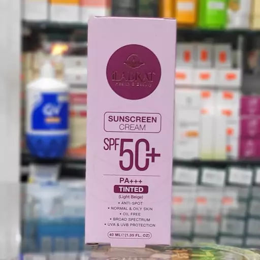 کرم ضدآفتاب ضدلک ایلابرت SPF 50 رنگی و بی رنگ