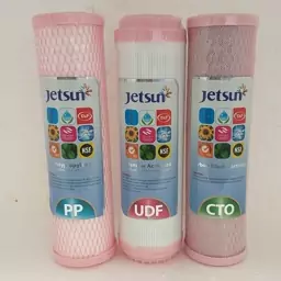 فیلتر سه مرحله اول دستگاه تصفیه آب خانگی برند جت سان jetsun 