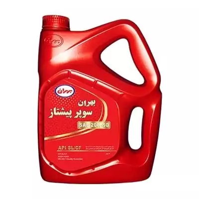 روغن موتور بهران سوپر پیشتاز 20w50 SL حجم 4 لیتر(پس کرایه)