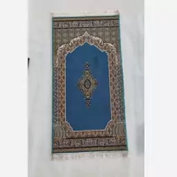 سجاده اکریلک 700 شانه با کیفیت زمینه آبی کد 1