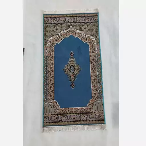 سجاده اکریلک 700 شانه با کیفیت زمینه آبی کد 1