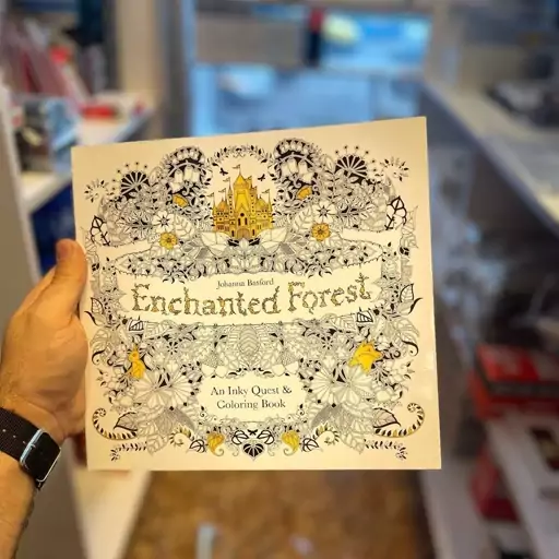 دفتر رنگ آمیزی Enchanted forest