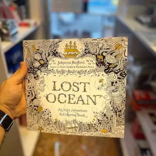 دفتر رنگ آمیزی lost ocean