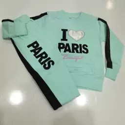 بلوز شلوار دخترانه I LOVE PARIS 