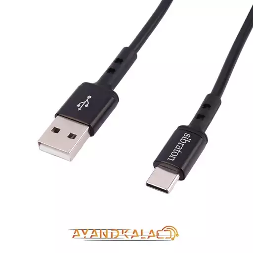 کابل تبدیل USB به USB-C سیبراتون مدل S232C طول 1.1 متر