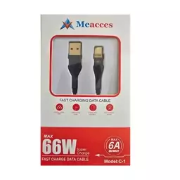 کابل شارژ USB به USB-C مدل Meacces C-1 طول 1 متر 