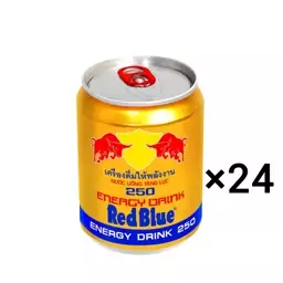 نوشیدنی انرژی زا رد بلو طلایی 250 میل بسته ی 24 عددی Red Blue

