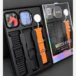 ست دو تایی ساعت هوشمند WATCH 9 PRO مدل JR-X18