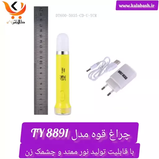 چراغ قوه قابل شارژ مدل TY 8891