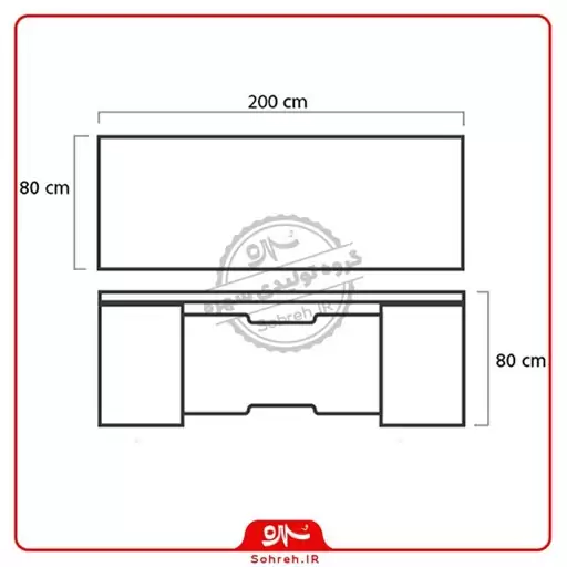میز اداری مدل SO19182