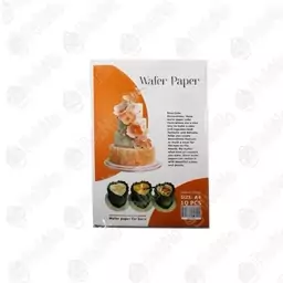  کاغذ ویفر پیپر (wafer paper)A4 بسته 10 تایی