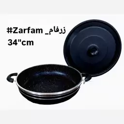 تابه تک طرح چدن زرفام سایز 34