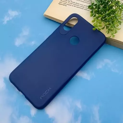 قاب گوشی Redmi Note 7 / Redmi Note 7s / Redmi Note 7 Pro شیائومی ژله ای Rock طرح ساده رنگ سرمه ای کد 24191