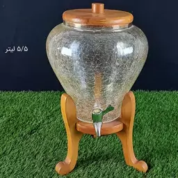 کلمن شیر دار ابگز طرح شیشه شکسته 11079(پس کرایه)