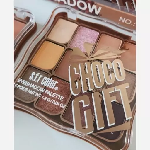 پالت سایه 12 رنگ اورجینال Choco Gift 