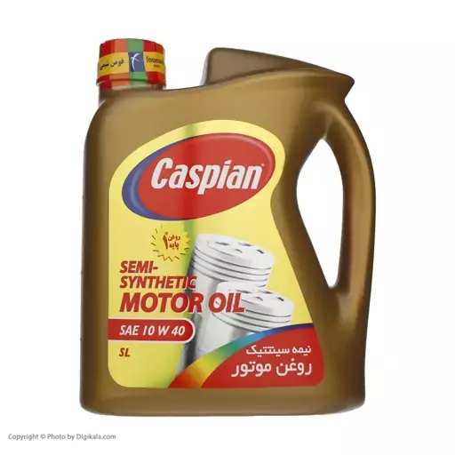 روغن موتور کاسپین مدل 10W-40 SL حجم 4 لیتر