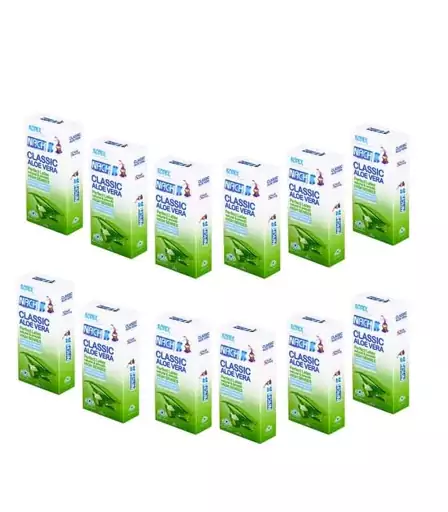 کاندوم ناچ کدکس مدل classic Aloe vera مجموعه 12 عددی