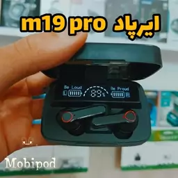 هدفون ایرپاد گیمینگ پاوربانک مدل m19 pro گرید A دلتا