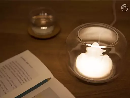 چراغ خواب فانتزی رومیزی شارژی Warm Mountain Lamp Simple Night Light Small Warm Lamp Creative