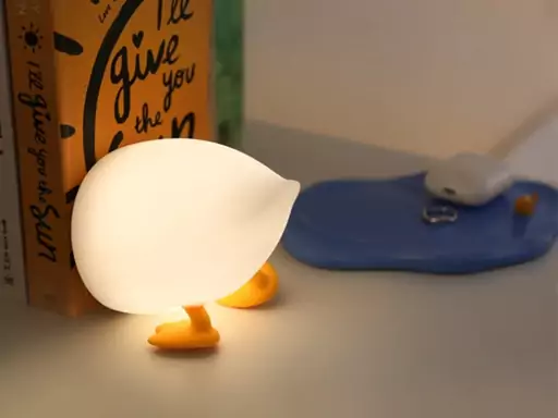 چراغ خواب فانتزی اتاق کودک اردک مخفی PP duck night lamp F-l-05