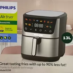 سرخ کن فیلیپس 9298 سرخکن بدون روغن رژیمی philips اورجینال 13 لیتری سبد جدا 12 برنامه دو المنت ارسال رایگان 