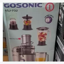  آبمیوه گیری 732 گوسونیک 4 کاره گاسونیک خردکن ، آسیاب و مخلوط کن Gosonic همه کاره آب میوه گیری abmivehgiri