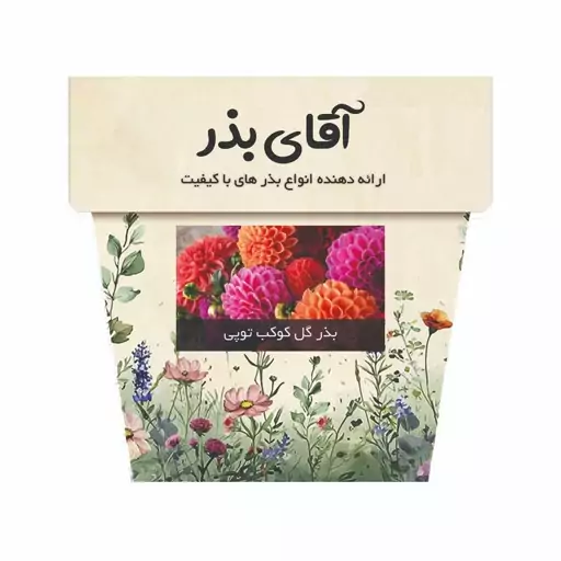 بذر گل کوکب الوان آقای بذر - 140 عدد