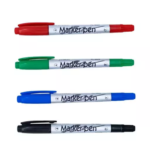 ماژیک سی دی  Marker pen مدل دو سر کد FL-6022 بسته 1 عددی