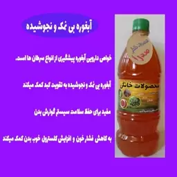 آبغوره طبیعی ( بی نمک و نجوشیده ) ( ظرف 1 لیتری )