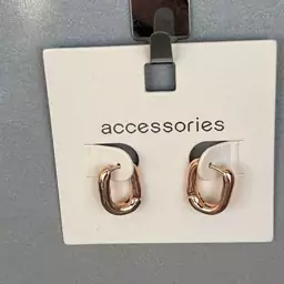 گوشواره حلقه ای طلایی برند Accessories