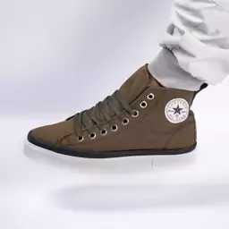 نیم بوت اسپرت مردانه رنگ یشمی مدل آل استار کانورس Converse کد 2415 