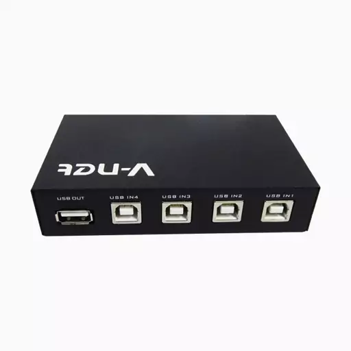 سوئیچ 4 پورت USB دستی وی نت V-SWUSBM04