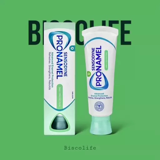 خمیر دندان اورجینال روزانه سنسوداین پرونمل اصل انگلیس  sensodyne pronamel daily protection