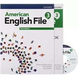 کتاب امریکن انگلیش فایل 3 سه (وزیری/ کوچک) American English File 3 Third Edition