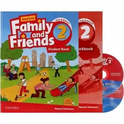 کتاب فمیلی 2 رحلی American Family and Friends 2 Second Edition فمیلی دو بزرگ