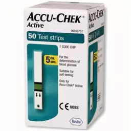 نوار تست قند خون اکیوچک اکتیو. ACCU-CHEK اکتیو بسته 50 عددی. تاریخ انقضا تا آخر برج 11 سال 2025. ایران مارکت