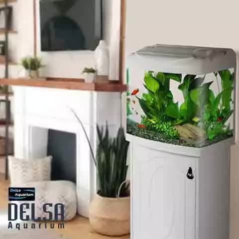 آکواریوم دلسا مدل k320 با پایه شرکتی