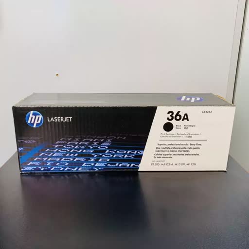 کارتریج HP 36A  رنگ مشکی  پرینترهای سازگار  P1505  1522 M1120