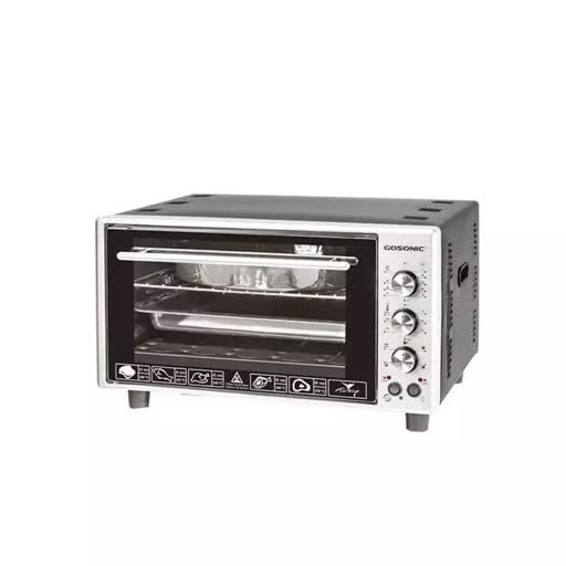 آون توستر مشکی گوسونیک مدلToaster Oven Gosonic Geo-665 