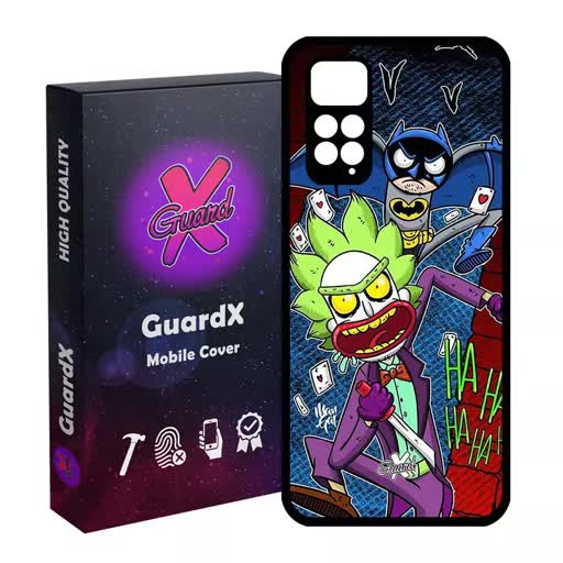 کاور گارد ایکس طرح Rick and Morty مدل Glass10154 مناسب برای گوشی موبایل سامسونگ Galaxy A13 4G