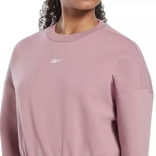 هودی زنانه ریباک مدل کراپ Reebok TS DREAMBLEND COTTON ML HK4851